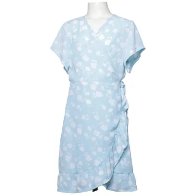 Wikkeljurk (Blauw, Wit) van Escape Polyester