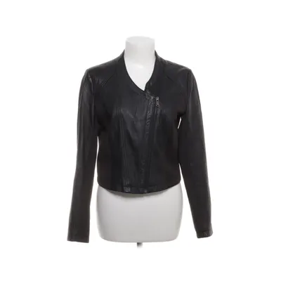 Leren jack (Zwart) van Sys by Steps Elastaan, Polyester, Leer