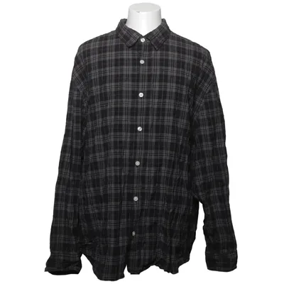 Flanellskjorta (h&m, flannel shirt, flannel, plaid shirt, checkered shirt, tartan, black flannel, grey flannel, oversized shirt, oversized, casual, streetwear, street style, grunge, goth, alternative, emo, rock, heavy metal, punk, skater, skate, hip hop, y2k, tiktok, minimalist, monochrome, unisex, mens shirt, womens fashion, layering, overshirt, button up shirt, long sleeve shirt, cotton shirt, everyday wear, autumn fashion, winter style, spring outfit, outdoor, hiking, camping, cozy, relaxed fit, casual outfit, black plaid, grey plaid, urban fashion, vintage inspired, classic style, timeless, capsule wardrobe, boho, bohemian, hippie, festival, music festival, workwear, lumberjack style, comfort, basic wardrobe, smart casual, weekend outfit, neutral colors, trendy, fashion, oversized fit, xxxl, size XXXL, gift idea, everyday essential, dark aesthetic, street fashion, casual clothing, relaxed style, comfortable clothing, layering piece, wardrobe staple, modern classic) från H&M Bomull, Elastan