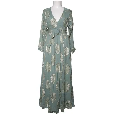 Kjole (Grøn, Guld, Flerfarvet) fra ASOS Design Metallfiber, Polyester, Viscose