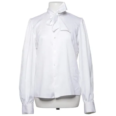 Blouse lavallière (Blanc) de Eurofashion Polyester