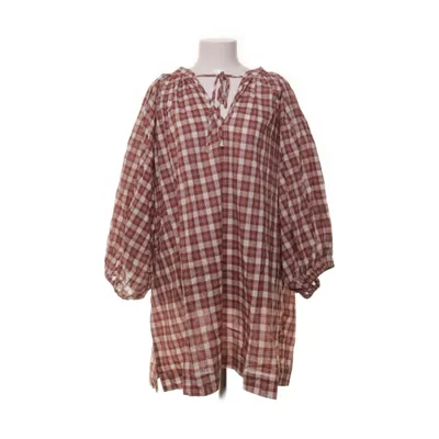 Dress (Brown, White) from Daughters of India Cotton