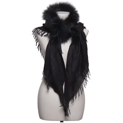 Scarf (Grå) från Mala Alisha Bomull, Silke, Ull