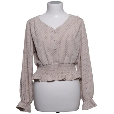 Crop top (Beige, Svart) från Pitaya Polyester