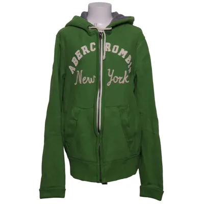 Hoodie (Green) from Abercrombie & Fitch Cotton, Polyester