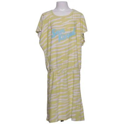 Strandjurk (Geel, Wit) van Eskimo Katoen, Polyester, Viscose