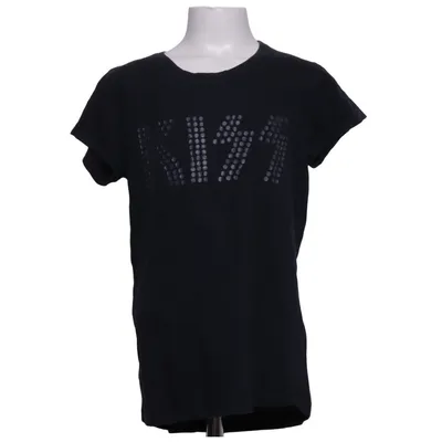 T-shirt (Zwart) van Kiss Katoen