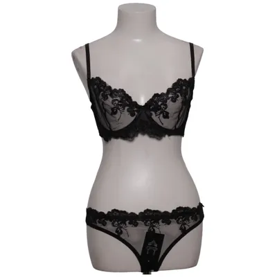 Ondergoed set (Zwart) van Casland Elastaan, Polyester