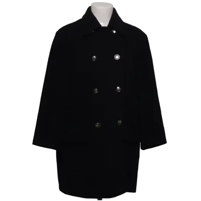 Coat (Black) from No 1 Collection Polyamide, Wool