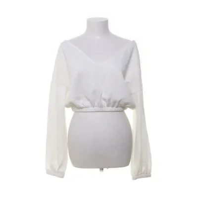 Top (Wit) van NLY Trend Polyester, Katoen