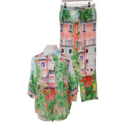 Set (Wit, Groen, Meerkleurig) van Next Linnen, Viscose