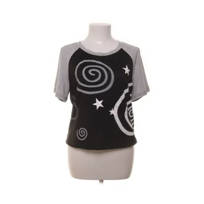Crop top (Grå, Flerfarvet) fra Romwe Elastan, Polyester