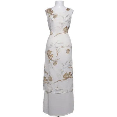 Maxi jurk (Wit, Beige) van Pepper Corn Polyester, Viscose