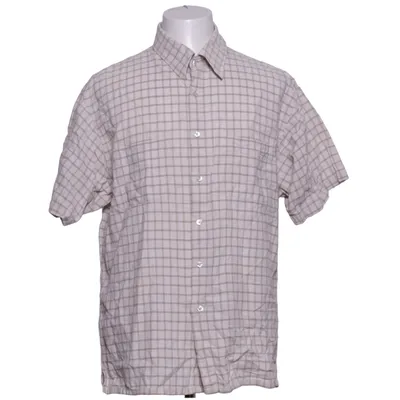 Kurzarmhemd (Beige, Weiß) von Batistini Sport Baumwolle, Leinen