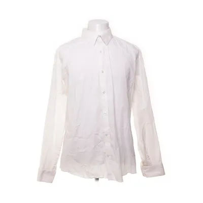 Shirt (Wit) van Lindbergh Katoen, Elastaan