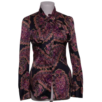 Blouse (Black, Multicolored) from Hawes & Curtis Cotton, Elastane