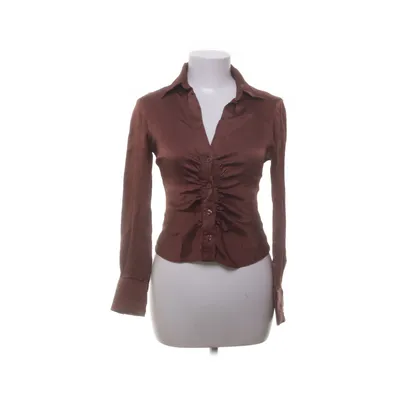 Shirt (Brown) from Zara Elastane, Viscose