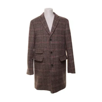 Coat (Gray, Red) from The Spitalfields Clothing Co Polyester, Wool