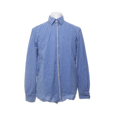 Shirt (Blue, Gray) from Bonita Men Cotton