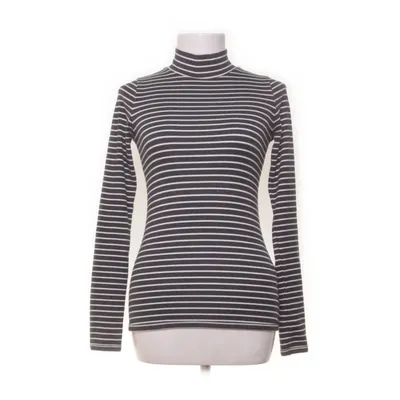 Long sleeve T-shirt (Gray, White) from Abercrombie & Fitch Cotton, Elastane, Polyester