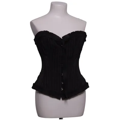 Corset (Black) from Burlesk Cotton, Polyester