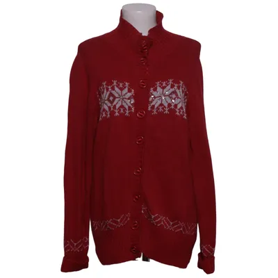 Strickjacke (Rot) von MyWear Woman Angora, Baumwolle, Nylon, Wolle