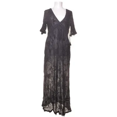 Maxi dress (Black) from Agencies Turquoise Cotton