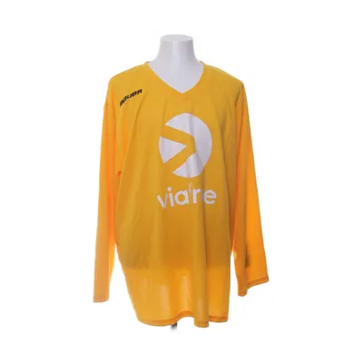Langærmet t-shirt (Gul) fra Bauer Team Polyester