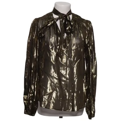 Blouse lavallière (Or) de Rixo