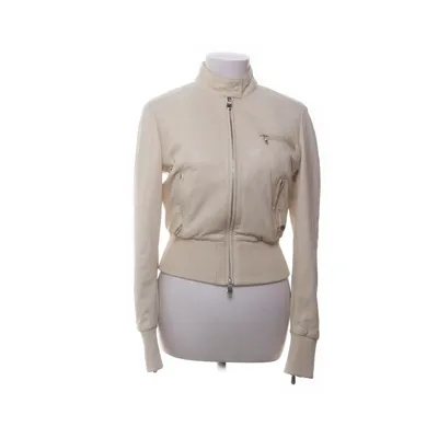 Leren jack (Wit, Beige) van René Lezard