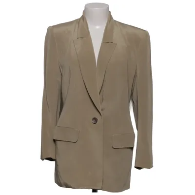 Blazer (Beige) fra Saks Fifth Avenue Silke