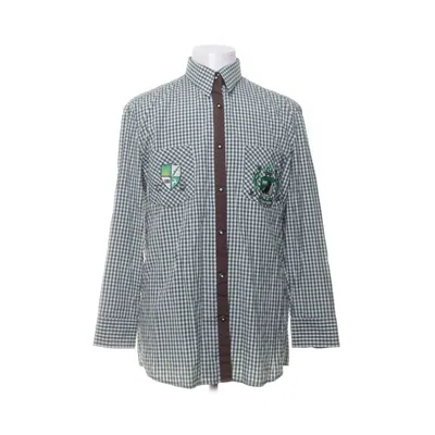 Shirt (Green, Multicolored) from Fuchs Trachtenmoden Cotton, Polyester