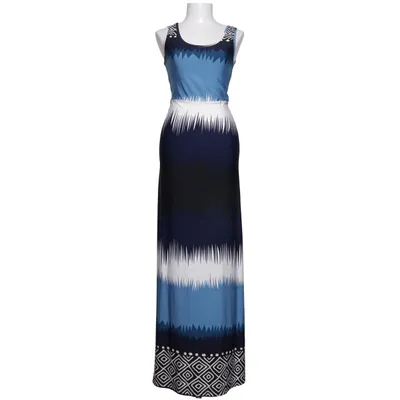 Robe longue (Bleu, Blanc, Noir, Multicolore) de Smash Élasthane, Polyester