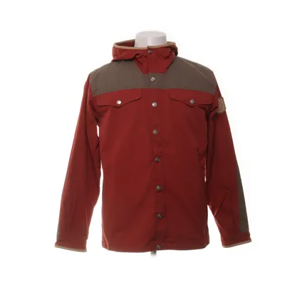 Jacket (Red, Beige) from Fjällräven Leather