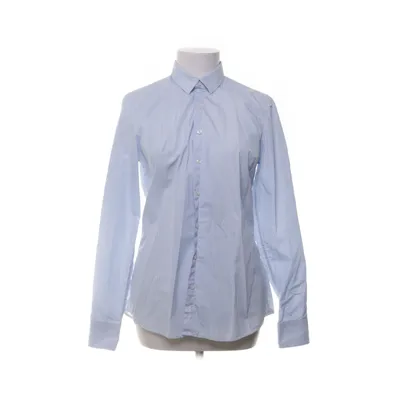 Shirt (Blauw, Wit) van Stenströms Katoen