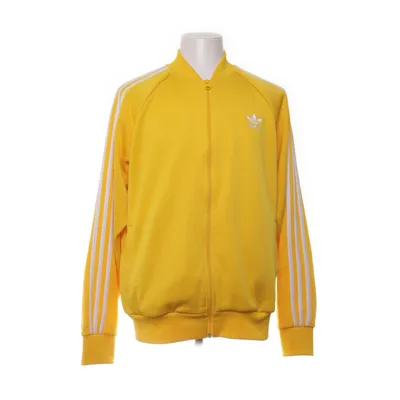 Træningsjakke (Gul, Hvid) fra Adidas Bomuld, Elastan, Polyester