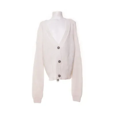 Cardigan (Blanc) de Frizzle by Bel&Bo Acrylique, Coton biologique