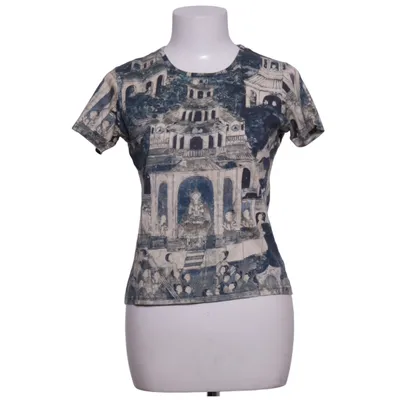T-shirt (Blauw, Beige) van Jim Thompson Katoen