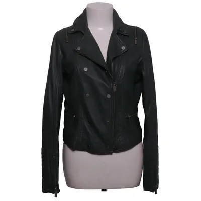 Veste de motard (Vert) de Softgrey Cuir, Polyester