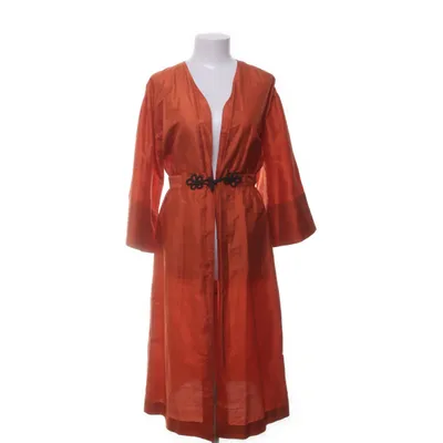 Ochtendjas (Oranje) van Hand Woven Zijde