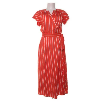 Omlottklänning (Röd, Vit) från Galeries Lafayette Bomull, Modal