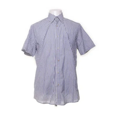 Korte mouwen shirt (Wit, Blauw) van Park Lane Katoen, Polyester