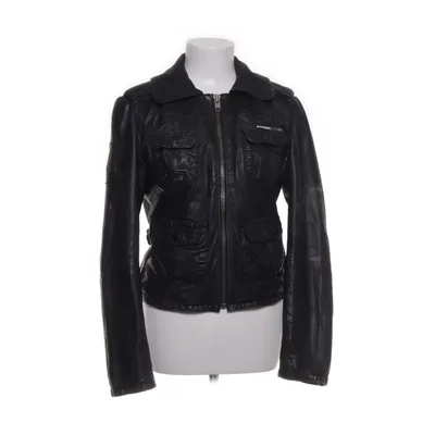 Veste en cuir (Noir) de Superdry Coton, Cuir, Polyester