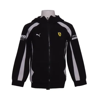 Capuchon sweater (Zwart, Wit) van Puma x Ferrari