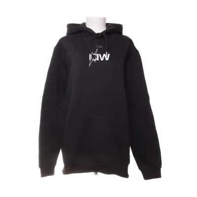 Capuchon sweater (Zwart) van ICIW Organisch katoen, Elastaan, Gerecycled polyester