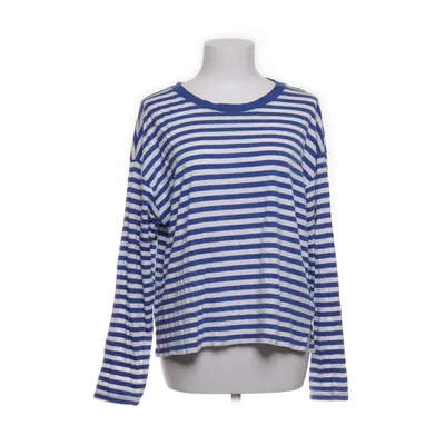 Lange mouwen shirt (Blauw, Wit) van Monki Katoen, Modal