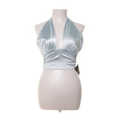 Haltertop (Blauw) van NLY One Elastaan, Polyester