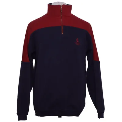 Fleece trui (Blauw, Rood) van Wind Katoen, Polyester