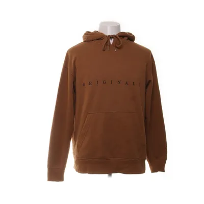 Huvtröja (Brun) från Originals by Jack & Jones Bomull, Polyester