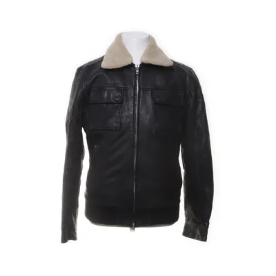 Jack (Zwart) van J.Lindeberg Leer, Polyester